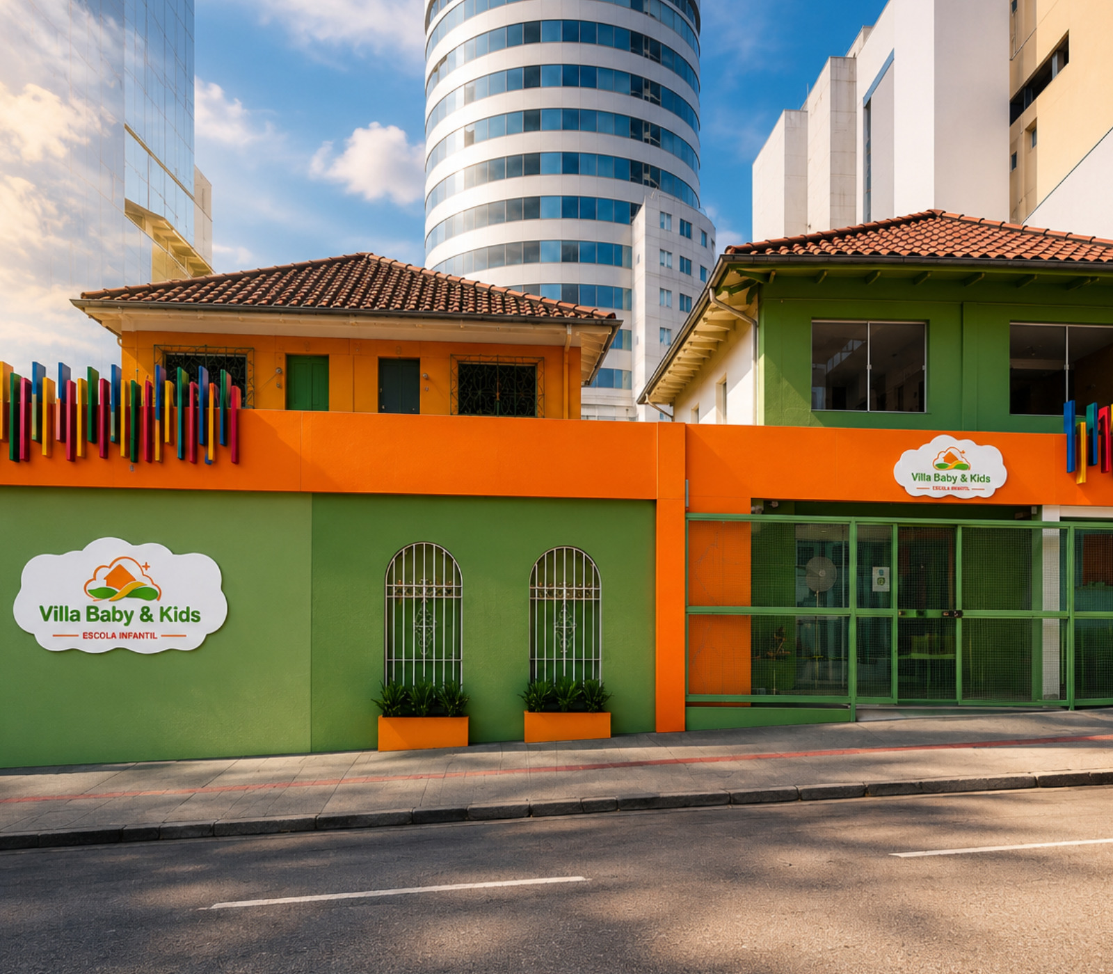 Ambiente acolhedor da Villa Baby & Kids, escola infantil em Lourdes, BH